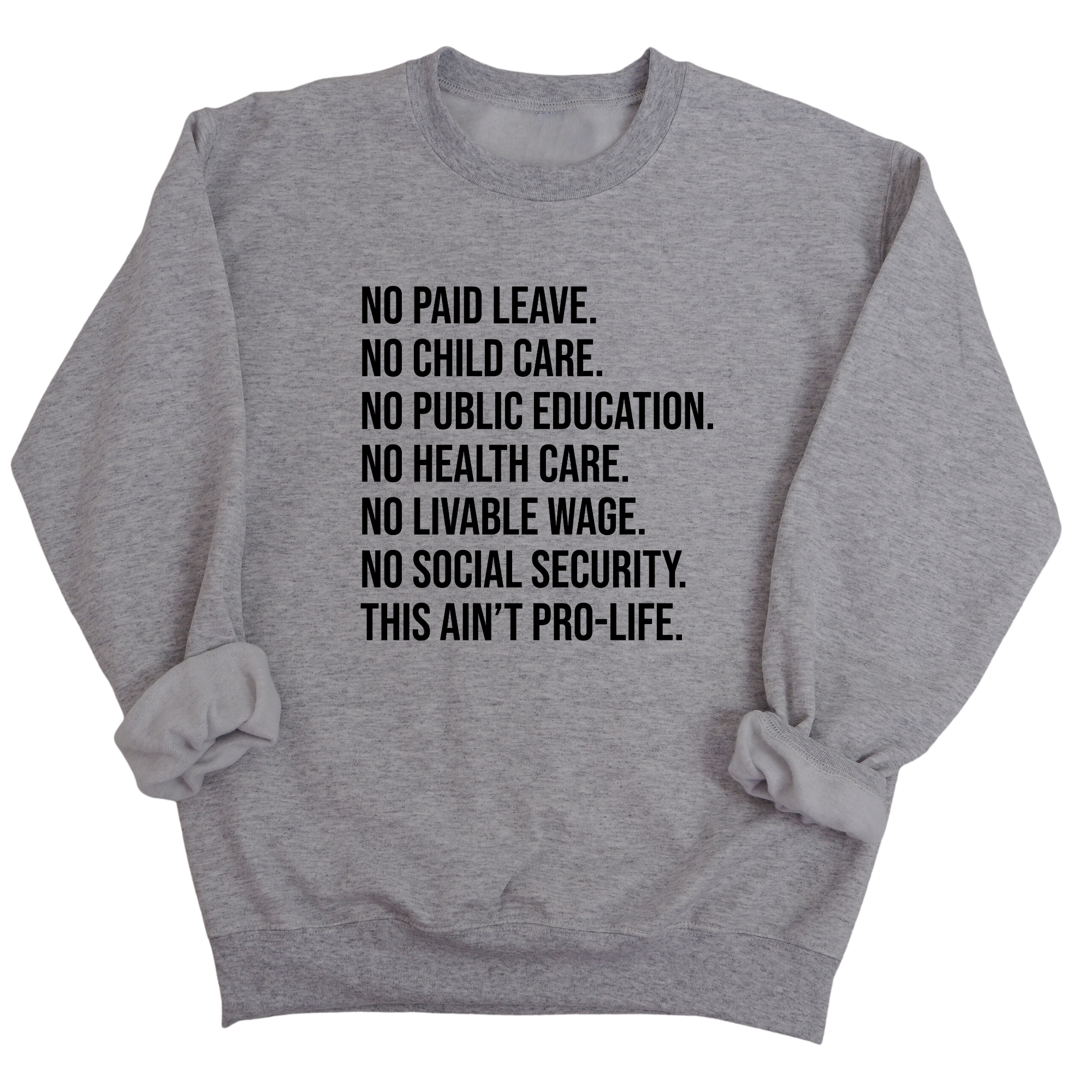 This Ain’t Pro-Life Unisex Sweatshirt-Sweatshirt-The Original God Ain't Petty But I Am