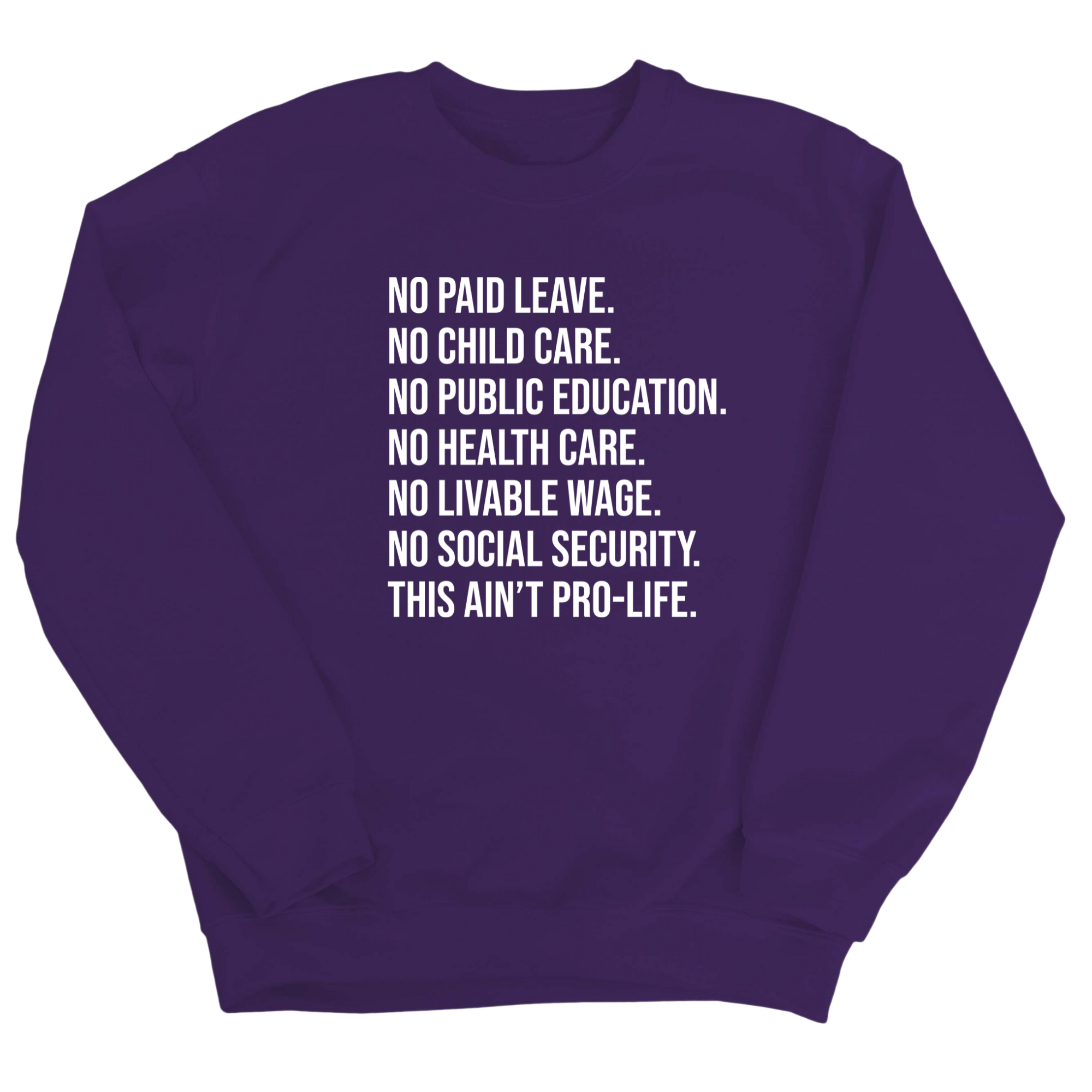 This Ain’t Pro-Life Unisex Sweatshirt-Sweatshirt-The Original God Ain't Petty But I Am