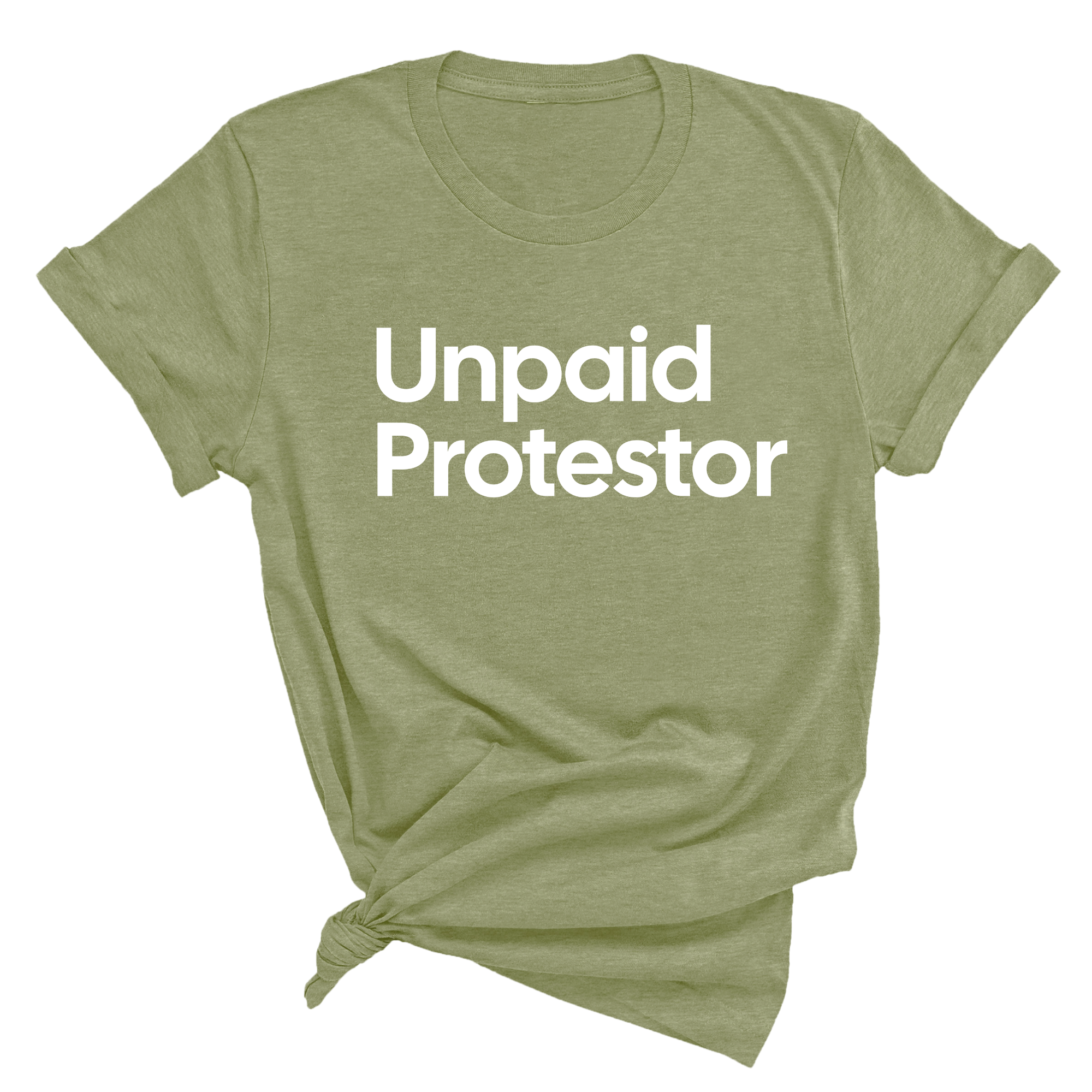 Unpaid Protestor Unisex Tee-T-Shirt-The Original God Ain't Petty But I Am