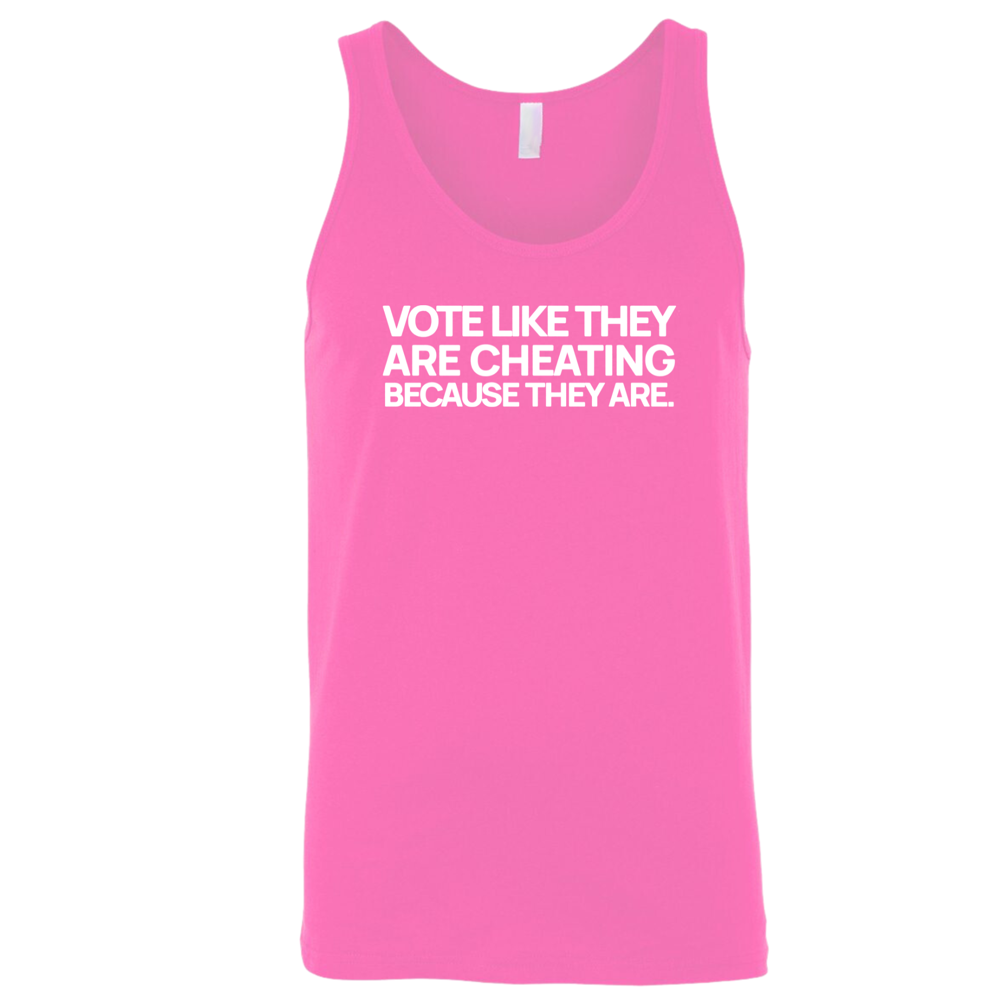 Vote like they are cheating because they are Unisex Tank Top-T-Shirt-The Original God Ain't Petty But I Am