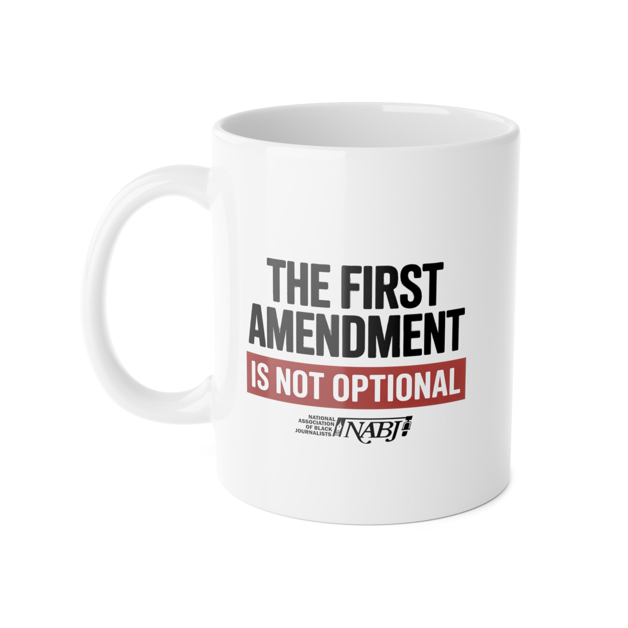 White Ceramic Mug, 11oz-Mug-The Original God Ain't Petty But I Am