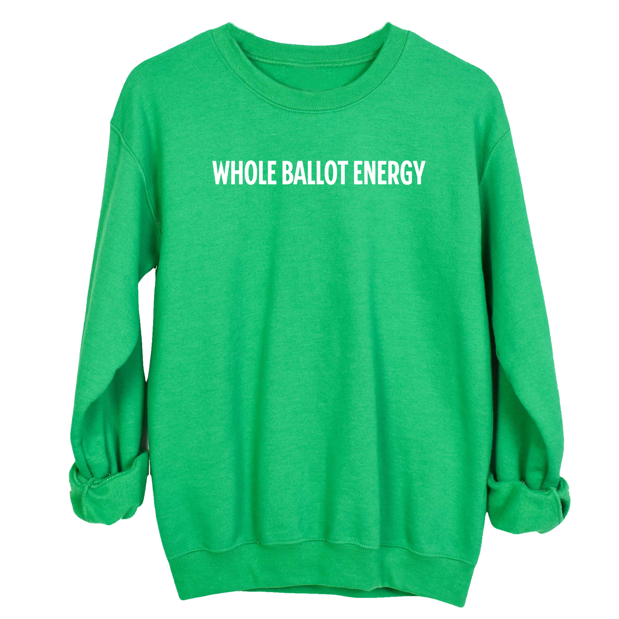 Whole Ballot Energy Unisex Sweatshirt-Sweatshirt-The Original God Ain't Petty But I Am