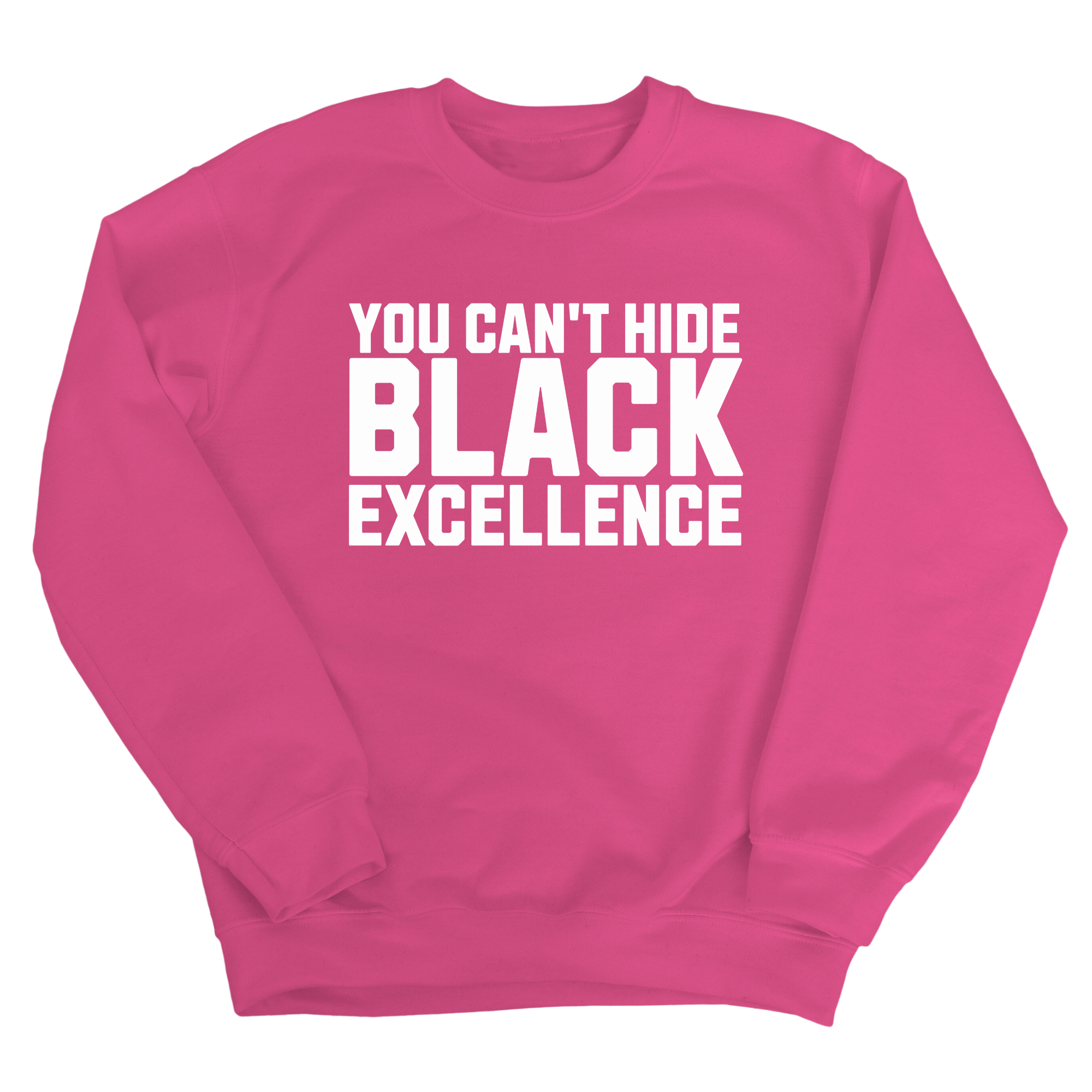 You Can’t Hide Black Excellence Unisex Sweatshirt-Sweatshirt-The Original God Ain't Petty But I Am