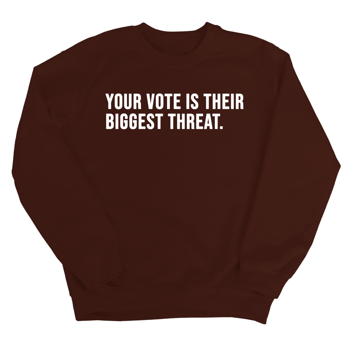 Your vote is their biggest threat Unisex Sweatshirt-Sweatshirt-The Original God Ain't Petty But I Am