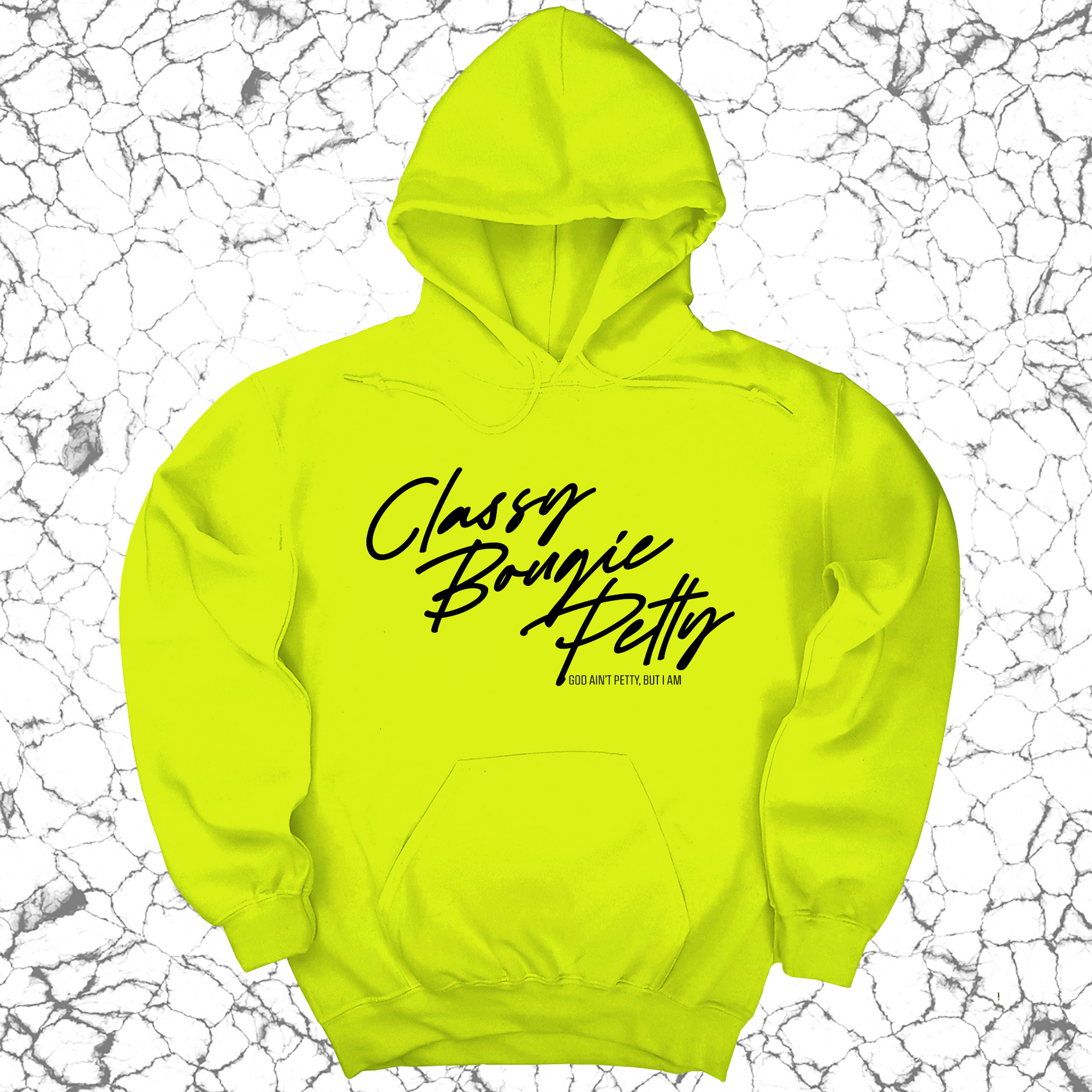 Classy Bougie Petty Unisex Hoodie-Hoodie-The Original God Ain't Petty But I Am