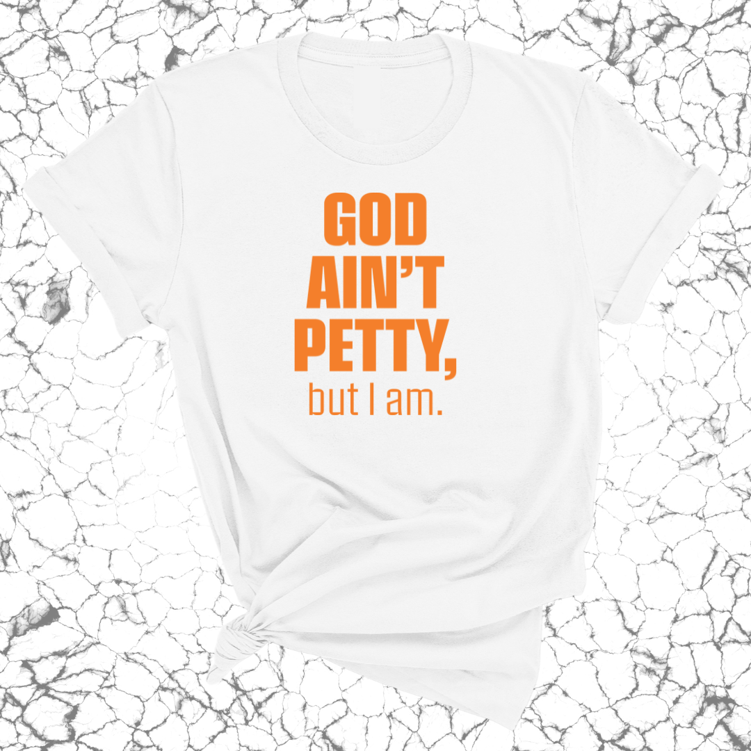 God Ain't Petty Unisex Tee *Halloween Edition*-T-Shirt-The Original God Ain't Petty But I Am