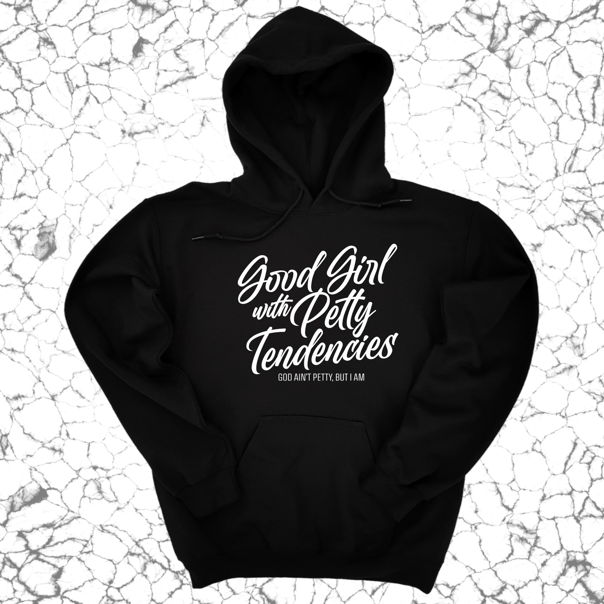 Good Girl with Petty Tendencies Unisex Hoodie-Hoodie-The Original God Ain't Petty But I Am