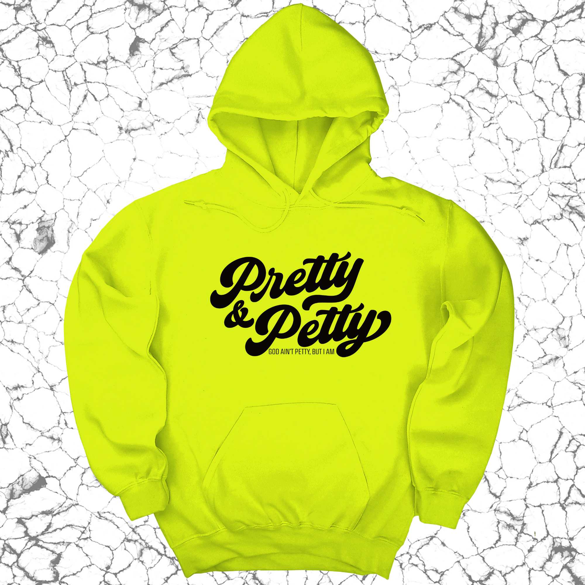 Pretty and Petty Unisex Hoodie-Hoodie-The Original God Ain't Petty But I Am
