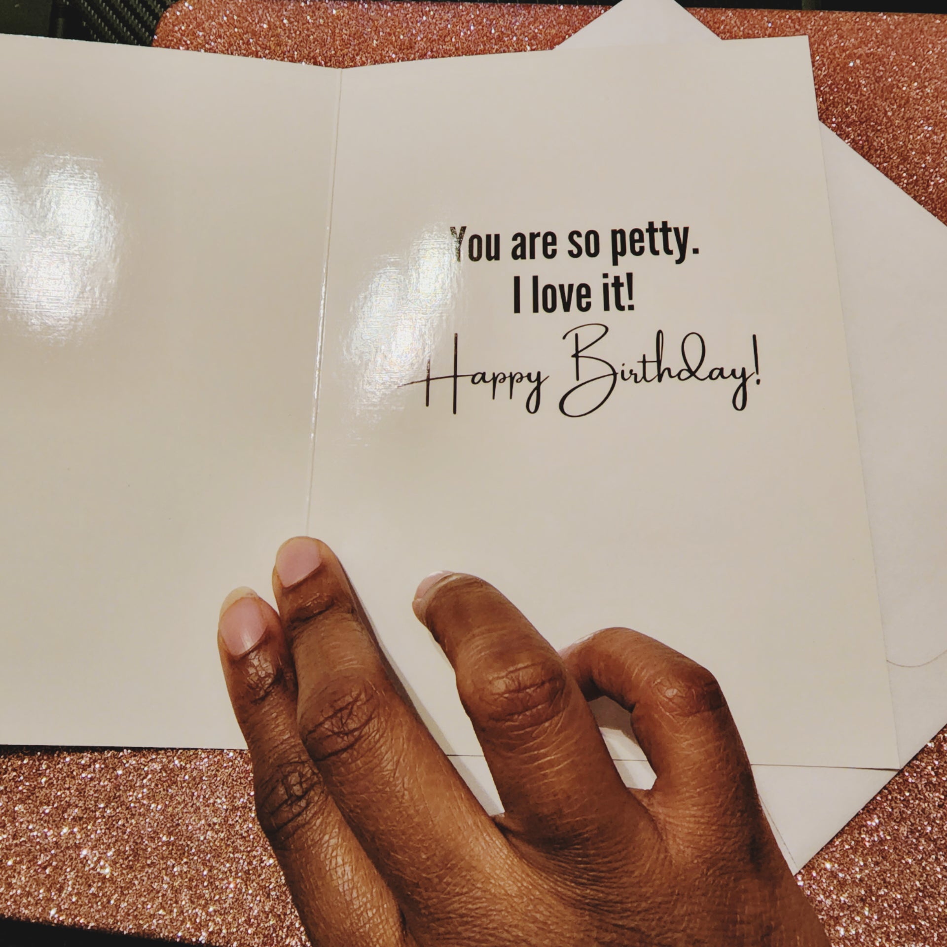 The Pettiest Person Ever Birthday Card-Gift Bag-The Original God Ain't Petty But I Am