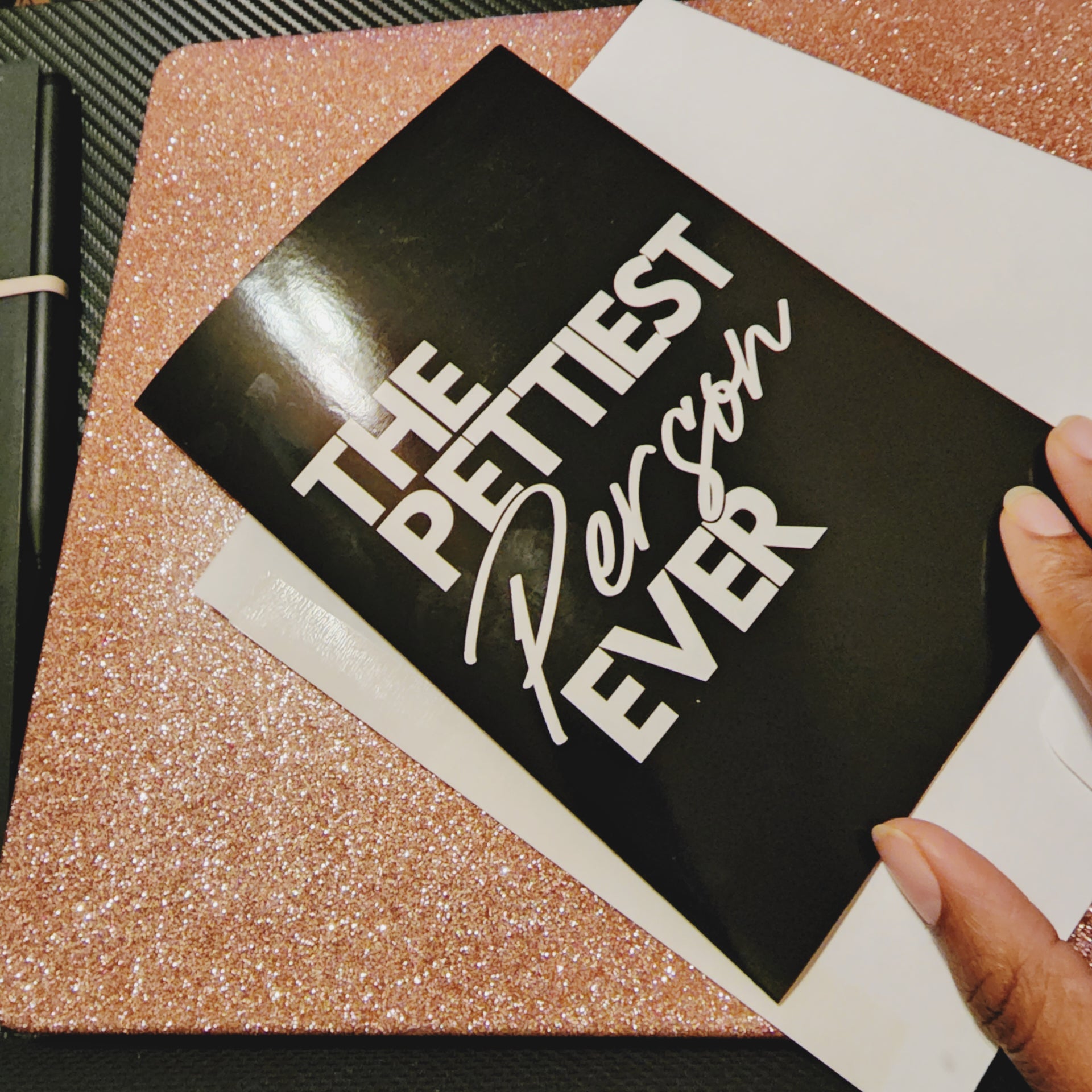 The Pettiest Person Ever Birthday Card-Gift Bag-The Original God Ain't Petty But I Am