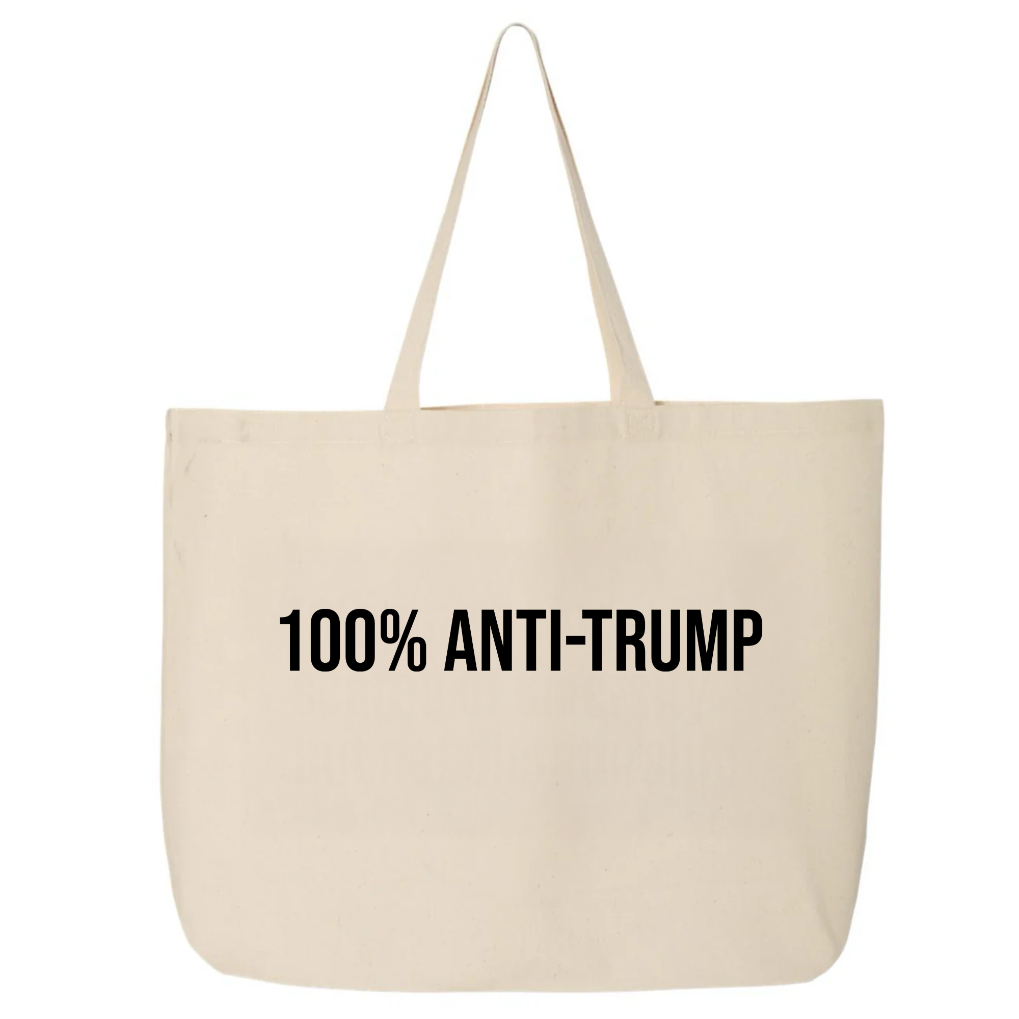 100 Percent Anti-Trump Tote bag-Tote Bag-The Original God Ain't Petty But I Am