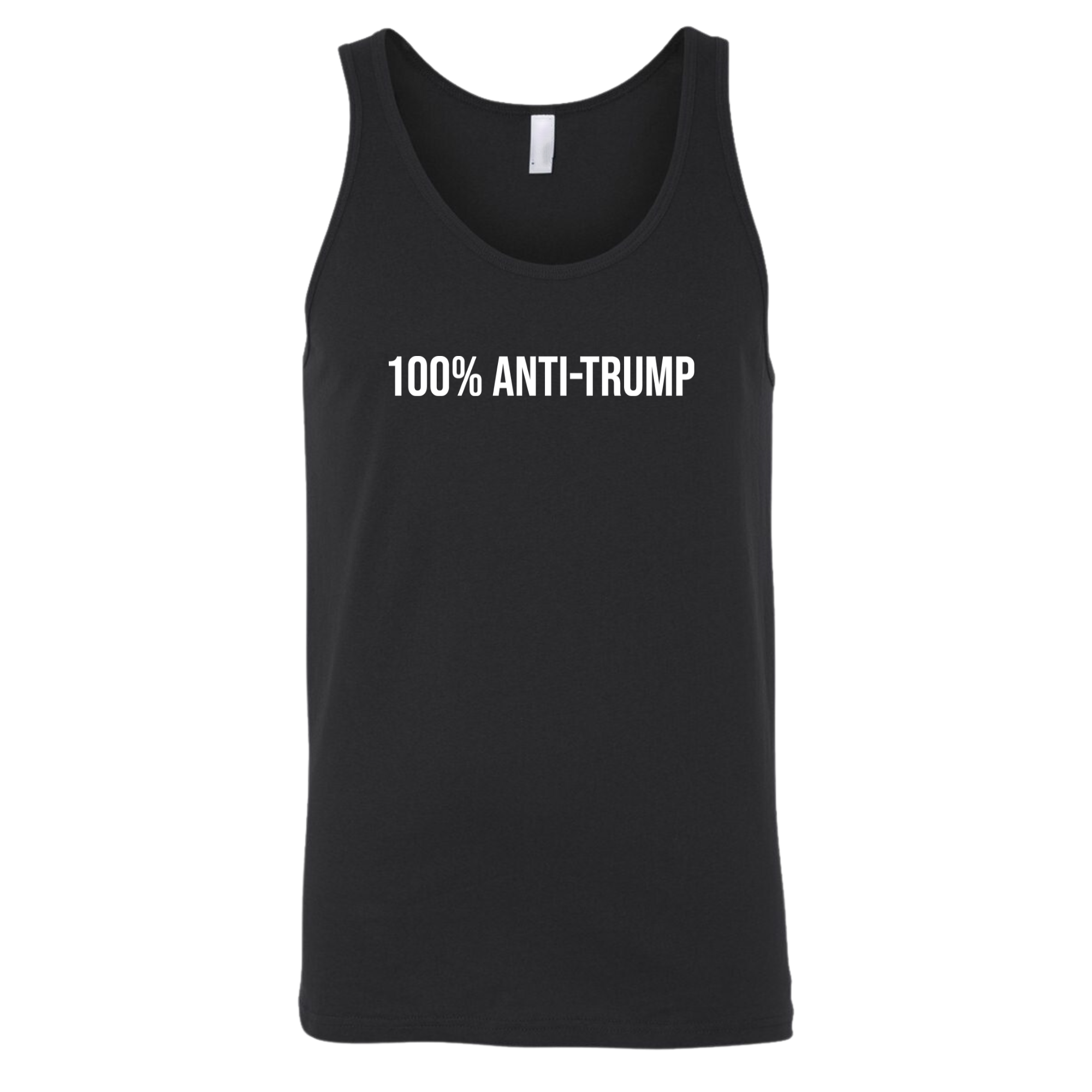 100 Percent Anti-Trump Unisex Tank Top-T-Shirt-The Original God Ain't Petty But I Am