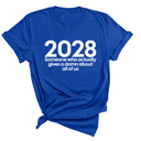 2028 Someone Who Actually Gives a Damn About All of Us Unisex Tee-T-Shirt-The Original God Ain't Petty But I Am