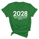 2028 Someone Who Actually Gives a Damn About All of Us Unisex Tee-T-Shirt-The Original God Ain't Petty But I Am