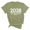 2028 Someone Who Actually Gives a Damn About All of Us Unisex Tee-T-Shirt-The Original God Ain't Petty But I Am