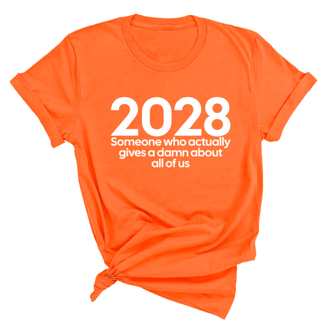 2028 Someone Who Actually Gives a Damn About All of Us Unisex Tee-T-Shirt-The Original God Ain't Petty But I Am