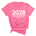 2028 Someone Who Actually Gives a Damn About All of Us Unisex Tee-T-Shirt-The Original God Ain't Petty But I Am