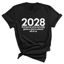 2028 Someone Who Actually Gives a Damn About All of Us Unisex Tee-T-Shirt-The Original God Ain't Petty But I Am