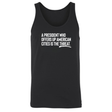 A President Who Offers Up American Cities Is the Threat Unisex Tank Top-T-Shirt-The Original God Ain't Petty But I Am