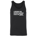 A President Who Offers Up American Cities Is the Threat Unisex Tank Top-T-Shirt-The Original God Ain't Petty But I Am