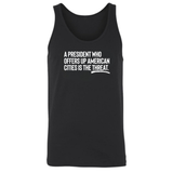 A President Who Offers Up American Cities Is the Threat Unisex Tank Top-T-Shirt-The Original God Ain't Petty But I Am