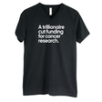 A trillionaire cut funding for cancer research *BLACK V-NECK* Unisex Tee-T-Shirt-The Original God Ain't Petty But I Am