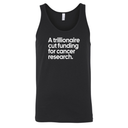 A trillionaire cut funding for cancer research Unisex Tank Top-T-Shirt-The Original God Ain't Petty But I Am