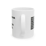 Abolish The Electoral College Mug 11oz (White & Black)-Mug-The Original God Ain't Petty But I Am