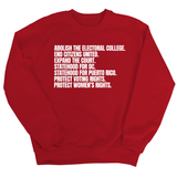 Abolish The Electoral College Unisex Sweatshirt-Sweatshirt-The Original God Ain't Petty But I Am