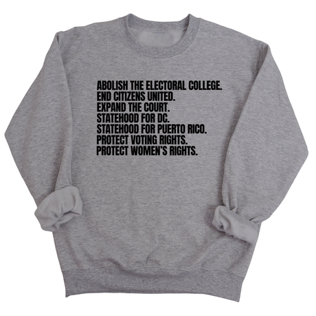 Abolish The Electoral College Unisex Sweatshirt-Sweatshirt-The Original God Ain't Petty But I Am