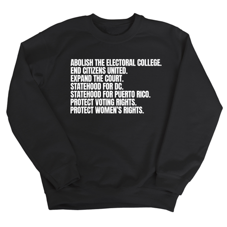 Abolish The Electoral College Unisex Sweatshirt-Sweatshirt-The Original God Ain't Petty But I Am