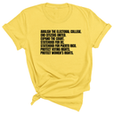 Abolish The Electoral College Unisex Tee-T-Shirt-The Original God Ain't Petty But I Am