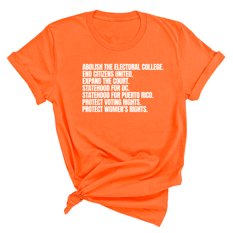 Abolish The Electoral College Unisex Tee-T-Shirt-The Original God Ain't Petty But I Am