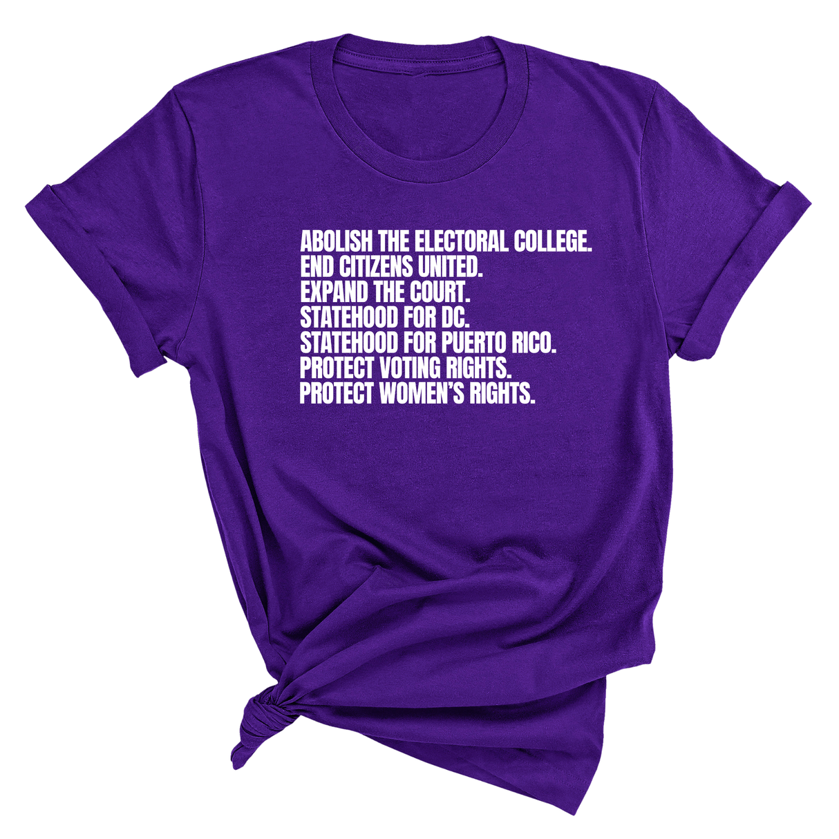 Abolish The Electoral College Unisex Tee-T-Shirt-The Original God Ain't Petty But I Am