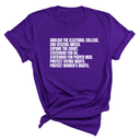 Abolish The Electoral College Unisex Tee-T-Shirt-The Original God Ain't Petty But I Am