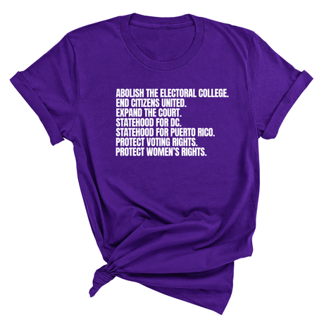 Abolish The Electoral College Unisex Tee-T-Shirt-The Original God Ain't Petty But I Am