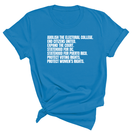 Abolish The Electoral College Unisex Tee-T-Shirt-The Original God Ain't Petty But I Am