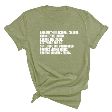 Abolish The Electoral College Unisex Tee-T-Shirt-The Original God Ain't Petty But I Am