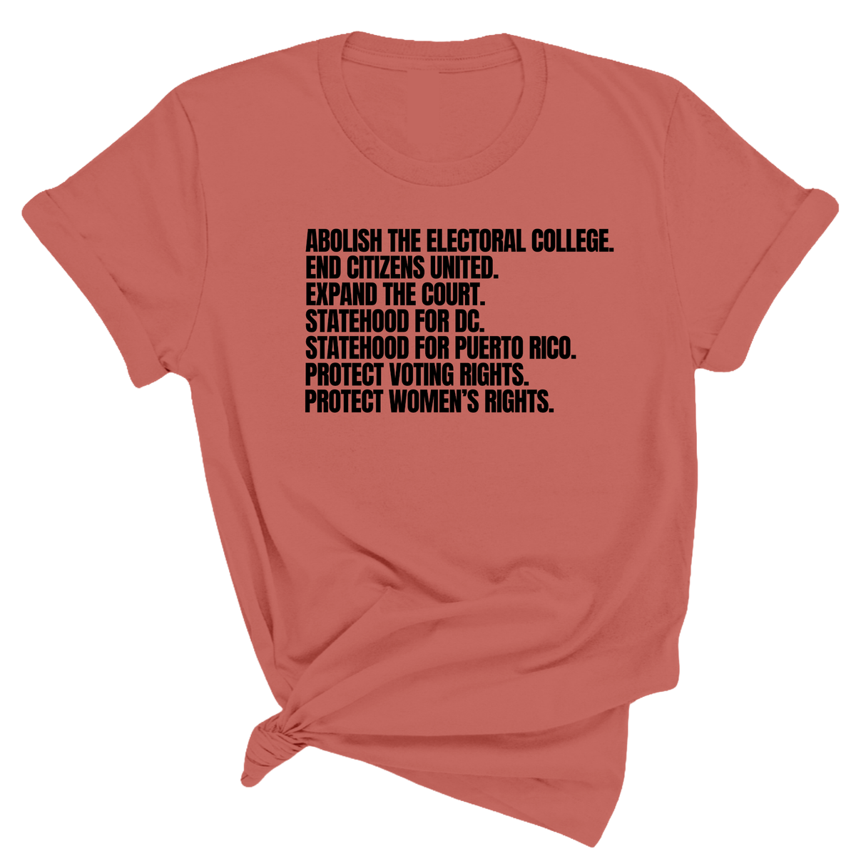 Abolish The Electoral College Unisex Tee-T-Shirt-The Original God Ain't Petty But I Am