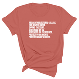 Abolish The Electoral College Unisex Tee-T-Shirt-The Original God Ain't Petty But I Am