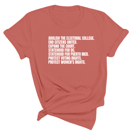 Abolish The Electoral College Unisex Tee-T-Shirt-The Original God Ain't Petty But I Am