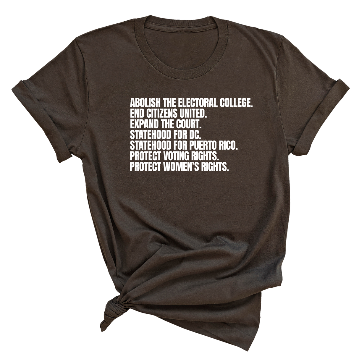 Abolish The Electoral College Unisex Tee-T-Shirt-The Original God Ain't Petty But I Am
