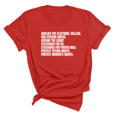 Abolish The Electoral College Unisex Tee-T-Shirt-The Original God Ain't Petty But I Am