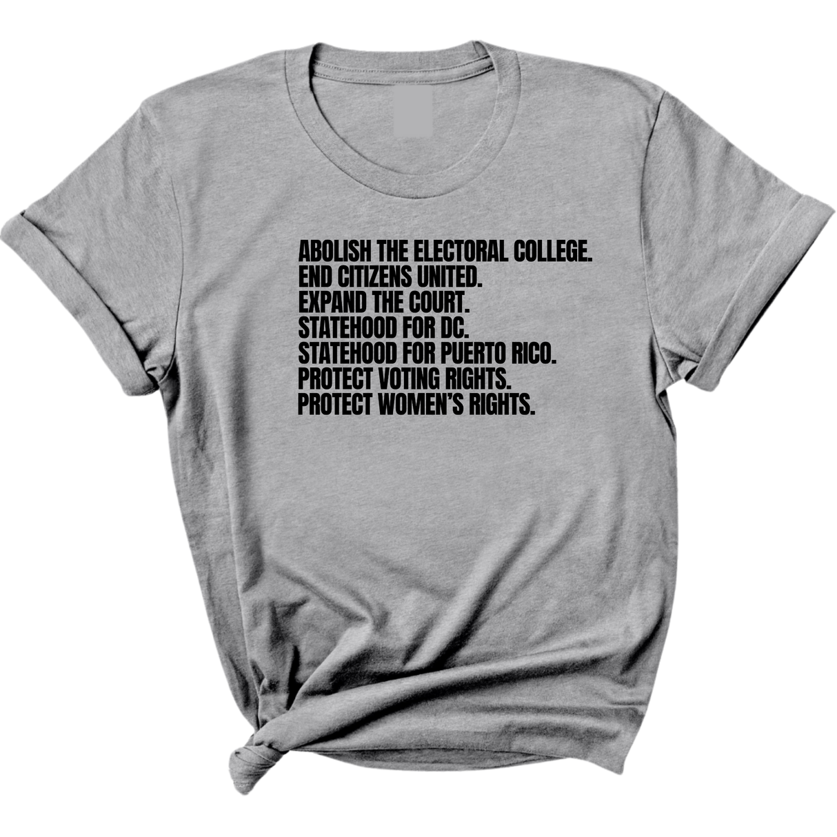 Abolish The Electoral College Unisex Tee-T-Shirt-The Original God Ain't Petty But I Am