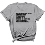 Abolish The Electoral College Unisex Tee-T-Shirt-The Original God Ain't Petty But I Am