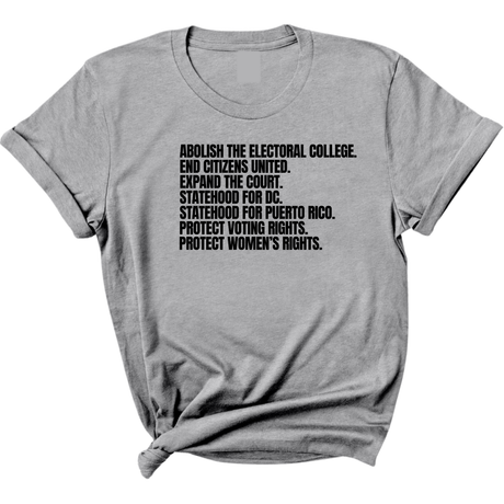 Abolish The Electoral College Unisex Tee-T-Shirt-The Original God Ain't Petty But I Am