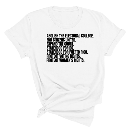 Abolish The Electoral College Unisex Tee-T-Shirt-The Original God Ain't Petty But I Am