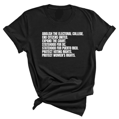 Abolish The Electoral College Unisex Tee-T-Shirt-The Original God Ain't Petty But I Am
