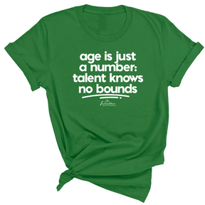 Age Ain't Nothing But A Number Short Sleeve Tee (ISS) (CUSTOMS)-CUSTOMS-The Original God Ain't Petty But I Am
