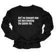 Ain’t No Innocent Man Out Here Blocking the Epstein List Long Sleeved Unisex Tee-Long Sleeved T-Shirt-The Original God Ain't Petty But I Am